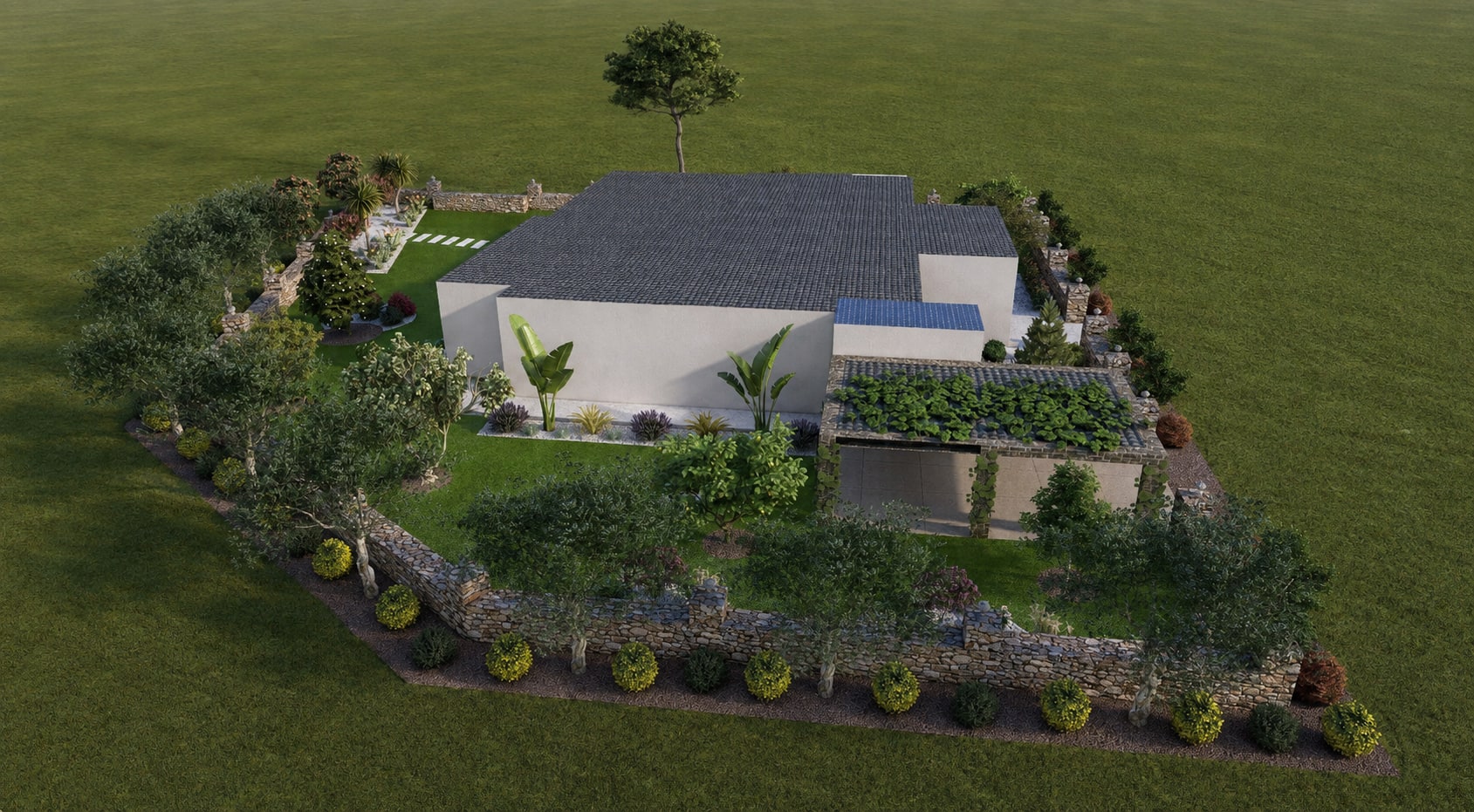 Urla Altınköy Villa — Genel yerleşim