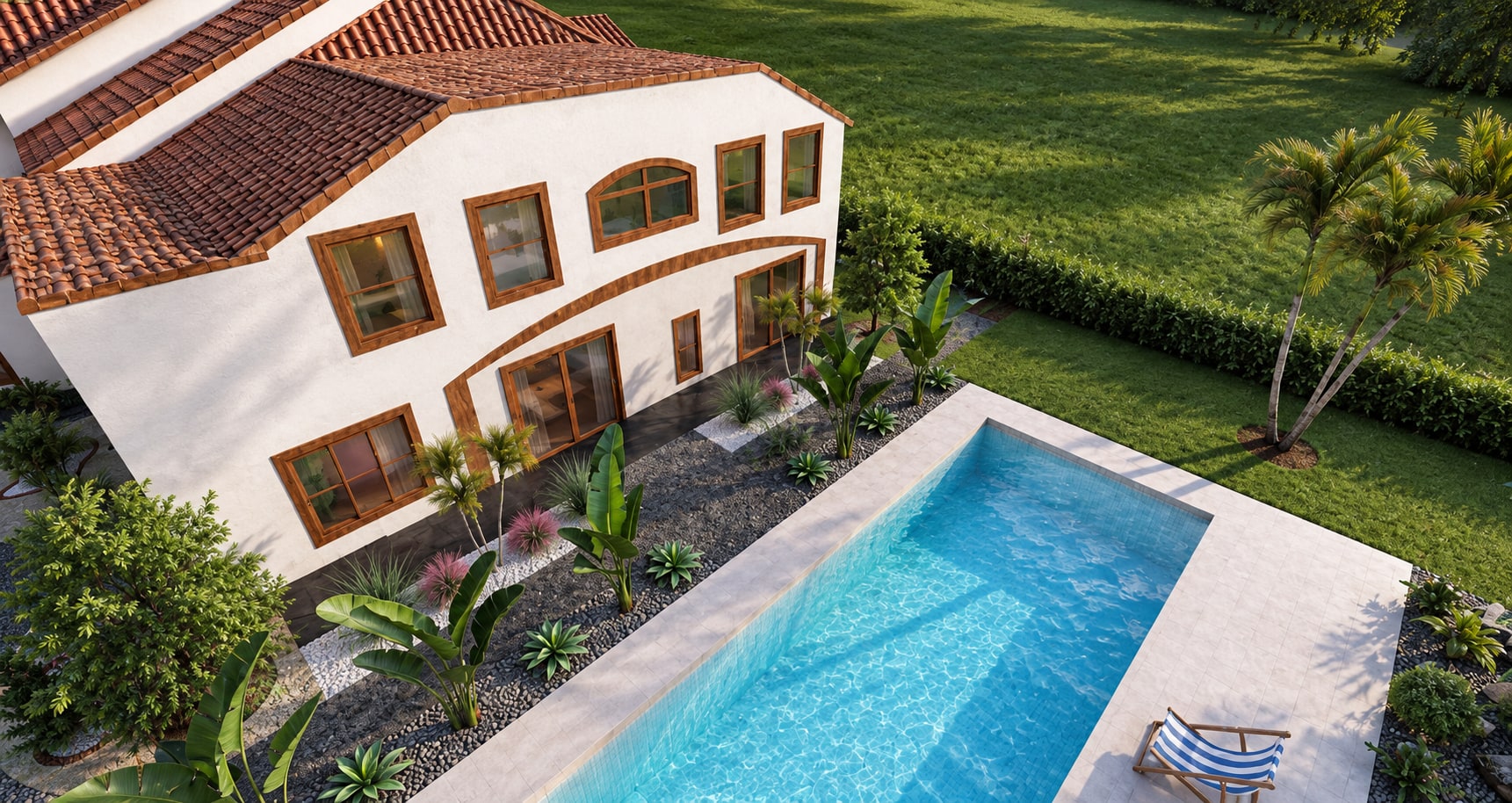 Karşıyaka Yamaç Evleri: Villa ve havuz ilişkisi